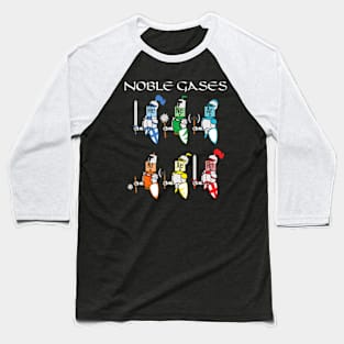 Chemistry Medieval Science Noble Gases Knight Baseball T-Shirt